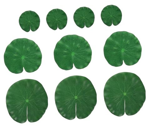 ibasenice 10pièces Flottantes Réalistes Pour Étang Décorations Artificielles De Lotus Pour Aquarium Accessoires De Jardin Et Bassin à Koi