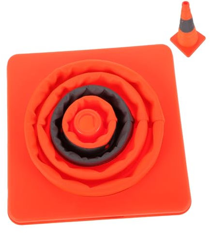 Alipis Coni Sicurezza Pieghevoli Riflettenti per Controllo Coni Arancioni Impermeabili e Resistenti per Situazioni e Attività Stradali