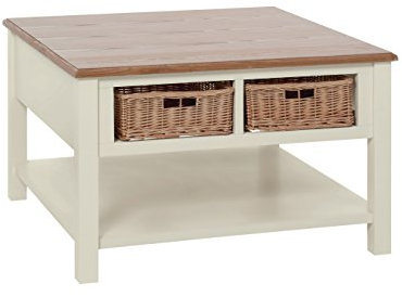 Premier Housewares Dorset Coffee Table, Wood - Cream