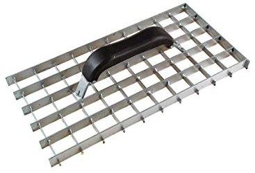 Handelskönig Gitter Rabott 285 x 140 mm Rabott Gitterrabott Putzhobel aus lackiertem Stahl