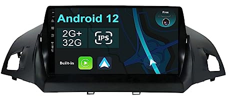 JOYX Android 10 Ford Kuga kompatibel bilradio (2013–2019) - gratis canbus-kamera - [2G+32G] - 9 tums 2,5D-skärm - 2 Din - Dab-stöd 4G wifi wifi bluetooth carplay Android Auto