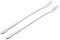 hobbyme Lot de 5 fourchettes à cornichons à olives pour cornichons, cornichons pour bocaux, fourchettes à cocktail, manche long, 20,3 cm