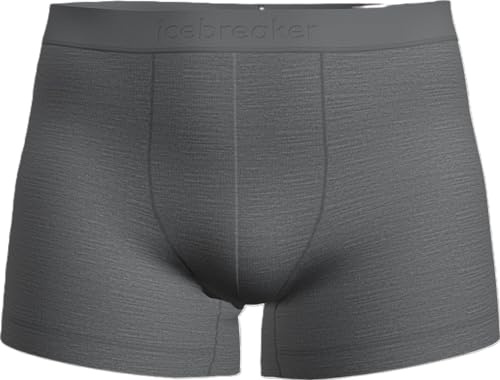 Icebreaker Men’s Merino Blend 125 Cool-Lite Anatomica Boxers - Gritstone Heather - Medium