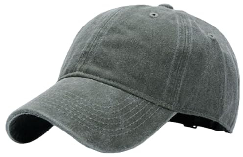 FUIPVGI Cappellino Uomo con Visiera Cappellino da Baseball Uomo Donna, retrò Cotone Lavato Regolabile Estivo Snapback Cappellini per Golf Baseball Ciclismo Tempo Libero