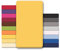 CelinaTex Jersey Topper Spannbettlaken Lucina 180x200-200x200cm mais gelb 100% Baumwolle gekämmt bis 12cm Matratzenhöhe Spannbettbezug, Leintuch, Bettlaken, elastisch, Strech, Oeko-Tex