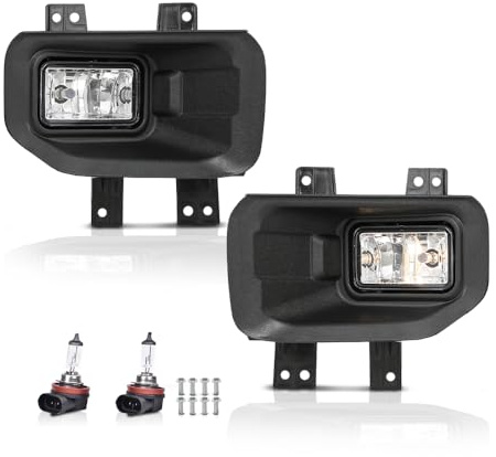 PIT66 Front Bumper Fog Lights Compatible With 2015-2017 Ford F150 Clear Lens Front Bumper Fog Light Driving Lamps Accessories, neblineros para autos delantero,faros antiniebla