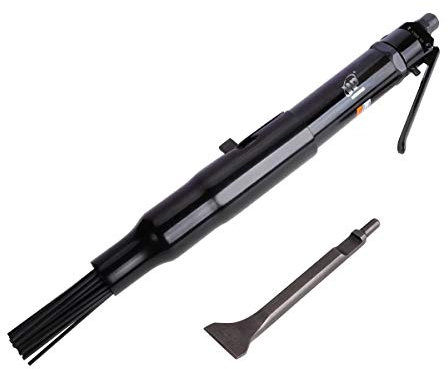 Needle Scaler,WORKPAD 19 Needles, Standard Duty Needle Scaler with 1-Piece Wide Angle Chisel Set, Pneumatic Tools