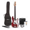 Gear4music LA Basso Elettrico 4 Corde con Amplificatore Borsa e Cavo