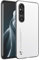 HAFFAN Funda Protectora para Smartphone, Compatible with Sony Xperia 1 V (6.5), Estilo Imitación Cuero - Blanco