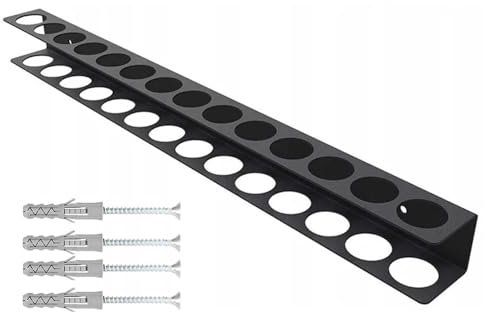Organizador de destornilladores | Soporte de almacenamiento de alicates de acero para pared | Estante de organización de herramientas de mano para banco de trabajo, sótano, hogar, taller