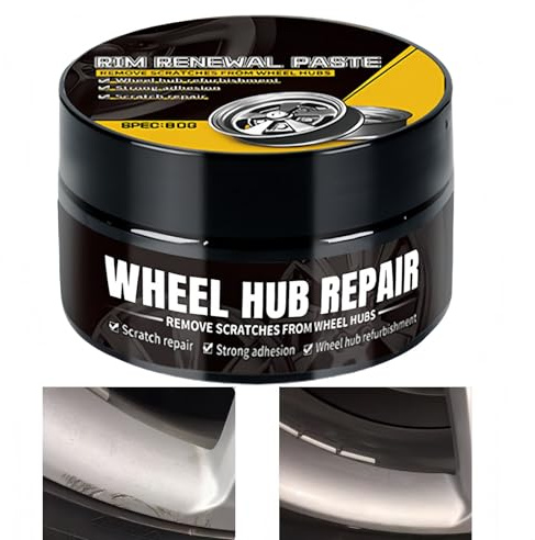 Car Wheel Scratch Repair Polish,Tire Care Wax,Tire Maintenance & Coating Paste,Hub Polishing Paste,High Gloss Shine T/ire Polish,Al/loy Wheel P/olish,T/ire Cleaner Paste,Ti/re Po/lish,Remove Scratch