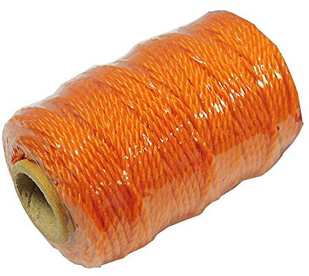 Faithfull FAIC300 Orange Poly Brick Line String 36M (118ft) Breaking Strength 27kg