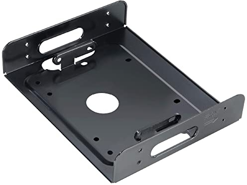Akasa SSD & HDD Adapter | Fits 3.5 HDD or 2.5 HDD/SSD Into 5.25 PC Bay | Included Anti Vibration Pads and Mounting Screws| Black SECC | AK-HDA-01