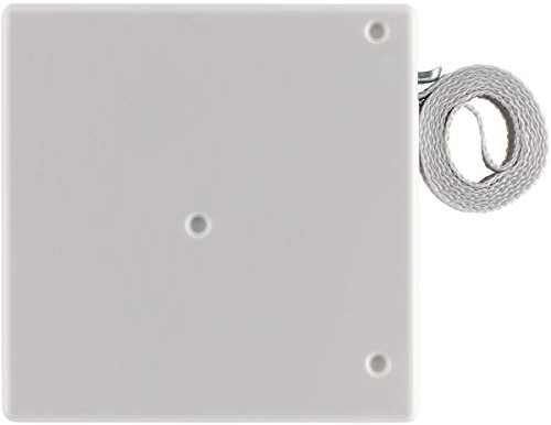 Schellenberg 50702 Aufschraubwickler Mini mit Gurtband, weiß