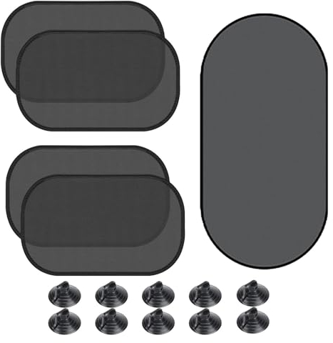 SSKHE Auto-Sonnenschutz für Auto-Seitenfenster, Autofenster-Sonnenschutz für Baby-Haustiere mit UV-Schutz, 5 Packs Sonnenblende zum Blockieren von schädlichen UV-Strahlen Sonne Blendung Hitze