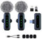 Mini micrófono inalámbrico para Android/iPhone/iOS/PC/Laptop micrófono Lavalier de solapa con reducción de ruido para grabación, micrófono de clip, para grabación de video, Tiktok, Youtube, Vlog