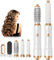 5 in 1 Air Styler – Magic Styler - Hair Dryer Brush – Multi use Styling Appliances - Thermal Wrap - for Curling, Straightening, Volumizing and Drying – Hair Curler – Ionic Technology (White)