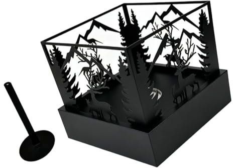 Calentador de alcoholes quemadores de llama, diseño compacto de metal, eficiente aparato de calefacción interior para decoración de sala de estar, chimeneas de alcoholes