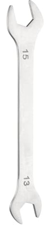 QUARKZMAN Clé À Fourche Extra Fine 13x15mm Métrique Légère En Forme De U Double Extrémité Pour Réparation Automobile Assemblage Meubles, Gris
