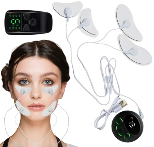 Anti-rynkenhet - ansiktsmassager | Halsögonmassager | ansiktslyftningsanordning, bärbar ansiktsmuskel med låg ljudnivå, kompakta hudlyftverktyg, EMS-massageapparater, ma