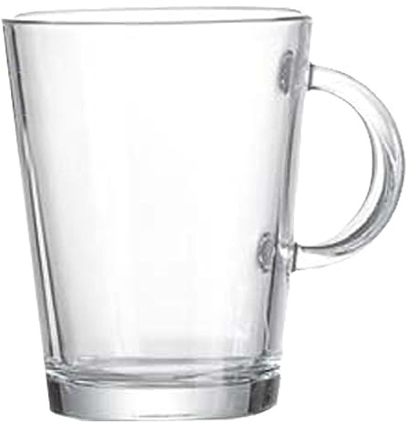 Ritzenhoff & Breker Arco Henkelbecher, Teebecher, Teetasse, Tee Becher, Kaffeetasse, Teeglas, 380 ml, 138184