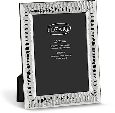 Edzard portafoto Gubbio per foto 20x25 cm, argento pregiato placcato, antiossidante