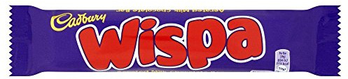 Cadbury - Barre de chocolat Wispa - lot de 6 barres de 39 g