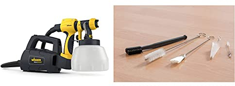 Wagner Fence & Decking Paint Sprayer for fences, sheds, decking or garden furniture, covers 5 m² in 9 min, 1400 ml capacity, 460 W, 1.8 m hose & Spray Gun Cleaning Kit