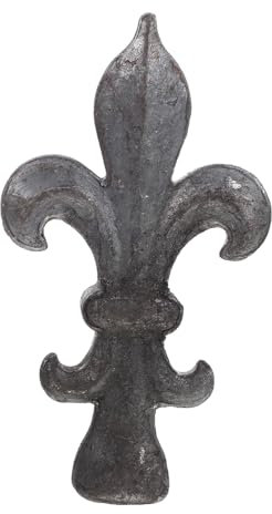 HOMSFOU Toppers Decorativi Ferro e Finiture Per Recinzioni Accessori Eleganti Per Giardini e Cortili Facili Da Installare Design Classico e Sicurezza Aggiuntiva