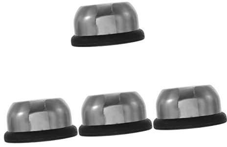 ABOOFAN 4 Pezzi Strumento Per Le Uova Buco Battitore Strumento Di Riempimento Delle Uova Diavolo Padella Pungiglione Anello D'uovo Tuorlo Schiusa Rompiuovo Mela Acciaio Inossidabile