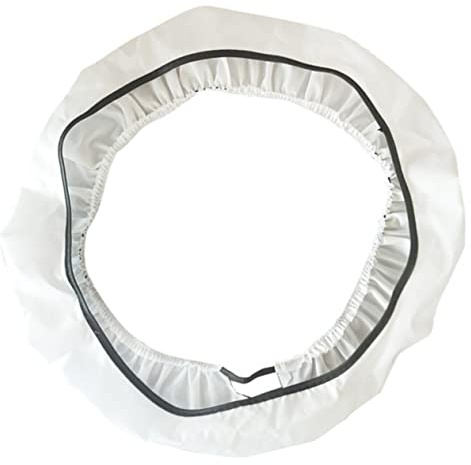 Mipcase Difusor de Luz Elimina Reflejos y Profundas de 18 Pulgadas para Fotografía Tela de Nylon White Adecuado para Estudios y Sesiones en Exteriores