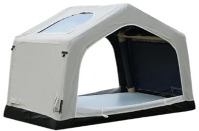 Tenda da tetto for auto gonfiabile pieghevole portatile - Riparo da campeggio ampio spazio stabile antivento e antipioggia