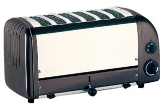 Dualit E267 Bread Toaster, 6 Slices, Black
