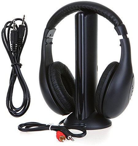 Smartera® HiFi Casque sans Fil Radio FM, MP3, PC, TV, Audio pour téléphone Portable