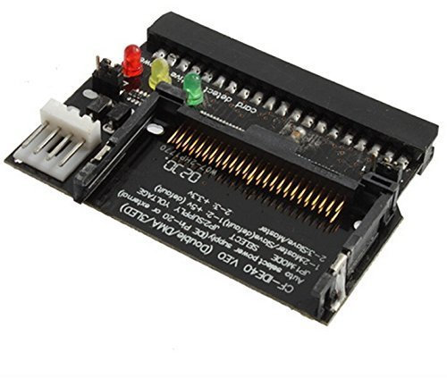 Desconocido CF TO IDE Compact Flash CF to 3.5 Female 40 Pin IDE Bootable Adapter Converter Card