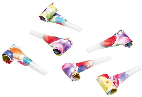 Amscan 9900330 - Luftrüssel Luftballons, 8 Stück, Größe ca. 30 cm, Partytröte, Give Away, Geburtstag, Karneval, Kinderparty, Mottoparty, Überraschung, Geschenk