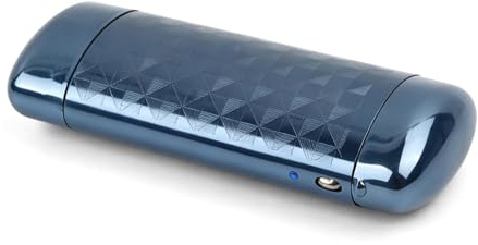 EZESO Étui à lunettes en plastique dur (Bleu)