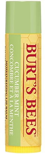 Burt's Bees 100 Percent Natural Moisturising Lip Balm, 4.25 g, Cucumber Mint with Beeswax