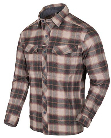 Helikon-Tex Defender Mk2 Pilgrim Long Sleeve Shirt Hemd - Rust Plaid