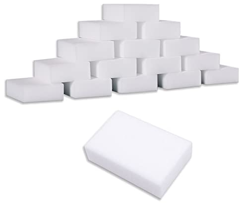 Magic Sponges - Borrador de Limpieza, Paquete de 50 Almohadillas de Espuma de Esponja de melamina, Esponja Multifuncional para Limpieza del hogar, Esponja de Cocina para Muebles, baño, bañera,