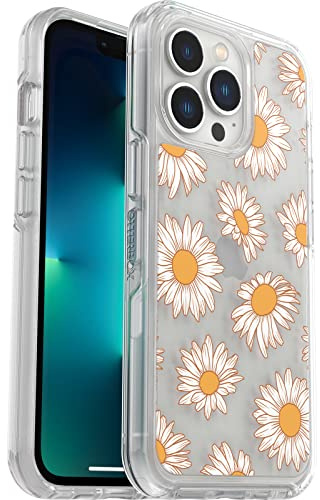 OtterBox Symmetry skal för iPhone 13 Pro, stöttåligt, fallsäkert, skyddande tunt skal, testad till militärstandard x3, Vintage Daisy