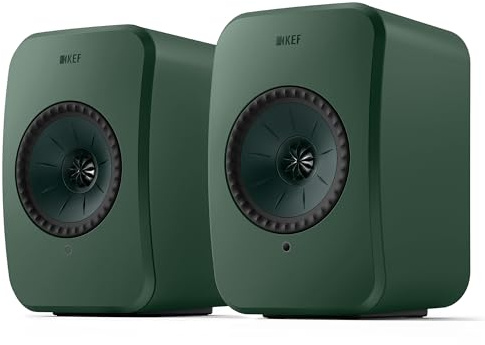 KEF LSX II LT Wireless HiFi Speakers (Sage Green, Pair)