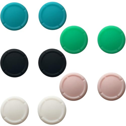 TEOZBLU 5 Pièces Capuchon de Joystick, Caps Joystick, Capuchons de Joystick de Rechange, Capuchon de Stick Analogique, Thumbsticks Grips Caps Lot de Capuchon de Joystick