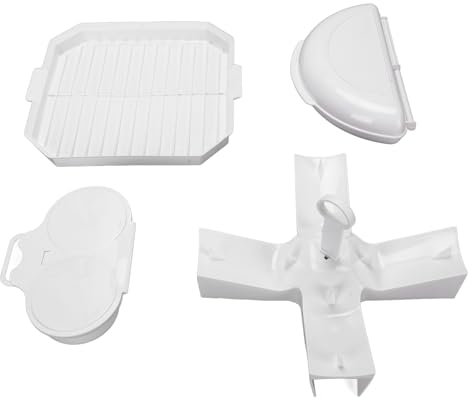 Set de cuisson pour micro-ondes, PP de qualité alimentaire A l'épreuve de la chaleur Cuiseur d'oeufs Bacon Tray Support à pommes de terre Cuiseur d'œufs à micro-ondes