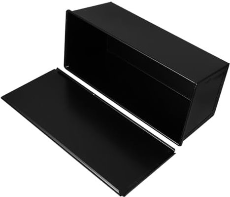 TOPBATHY Antihaft Brotbackform Mit Deckel Schwarz Toastbackform Für Einfache Zubereitung Von Toastbrot Hitzebeständig Und Langlebig Für Backliebhaber