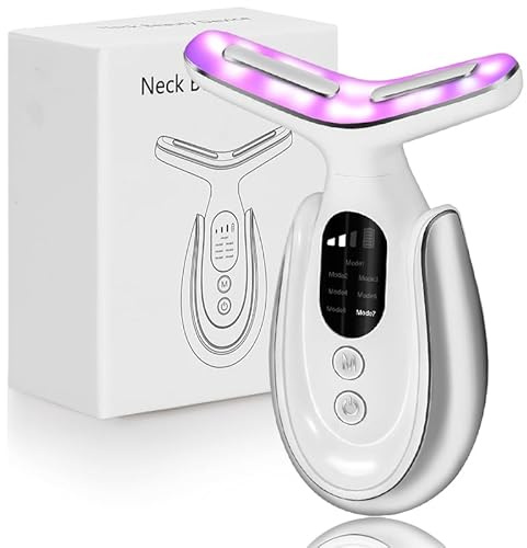 Face Massager,7 Massage Mode Microcurrent Face Lift Device,Face Sculpting Device for Skin Care,Anti-Aging Neck Eye Massager,Vibration Facial Neck Massager for Slimming Face,Tightening Beauty