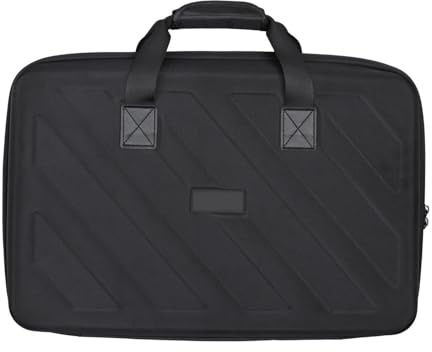 YIUPEDRFG Custodia portatile per attrezzatura DJ con maniglia, impermeabile, in EVA, antiurto, per proteggere controller e accessori, custodia rigida in EVA per controller DJ, spugna
