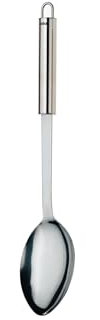 kela Cuillère de service en acier inoxydable 32 cm RONDO, Cuillère à soupe lavable au lave-vaisselle, brillant