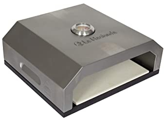 La Hacienda 56294 BBQ Pizza Oven Stainles Outdoor Heating, Stainless Steel