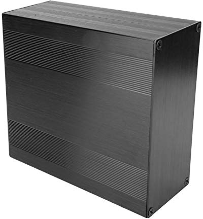 Fafeicy Custodia in Alluminio per Raffreddamento Elettronico, Tipo Split, 68 x 145 x 150mm, Lega 6063-T5, Spessore 1,25-1,5mm, per Analizzatore GPS